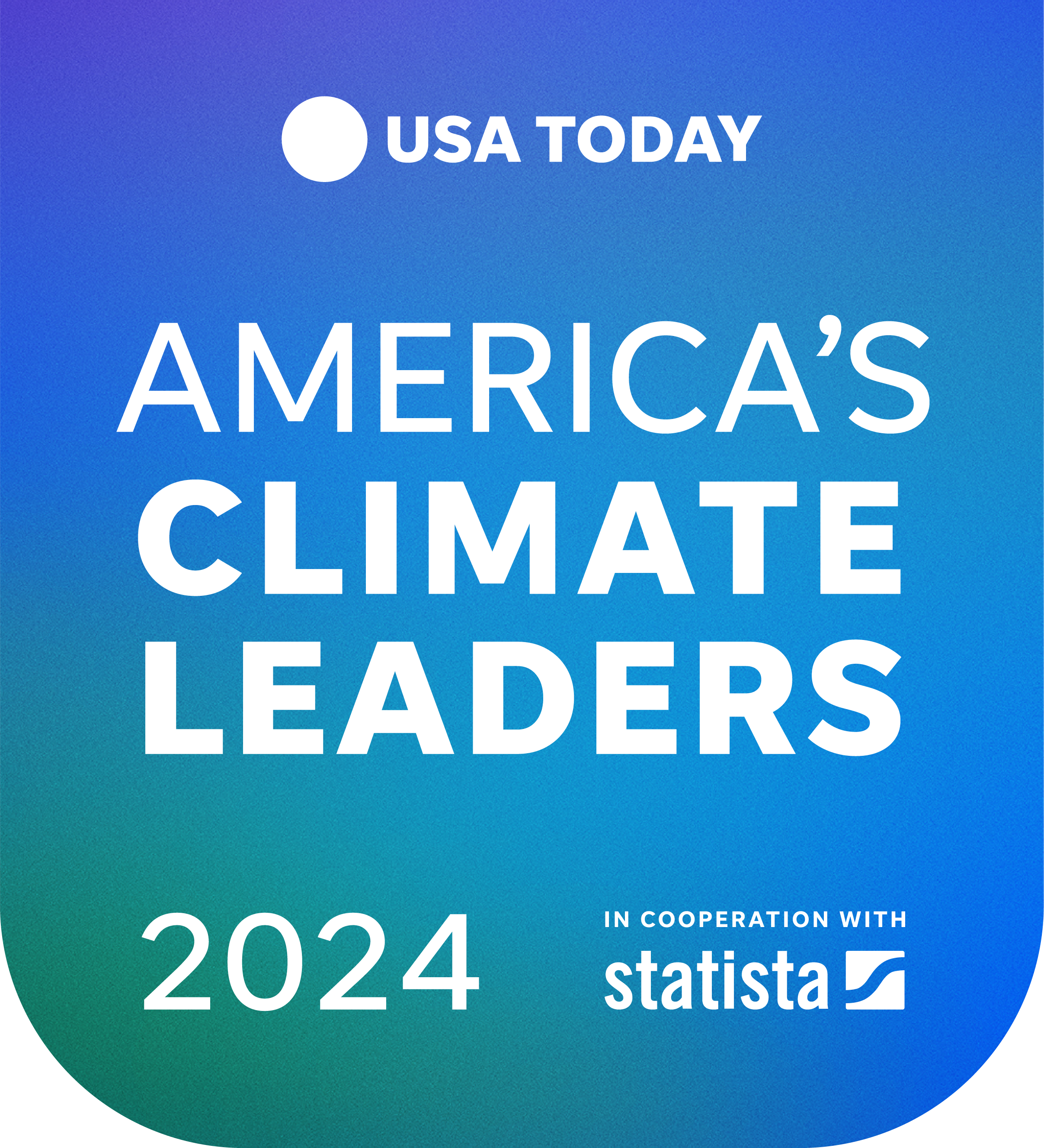 Winner 2024 USA Today America's Climate Leaders