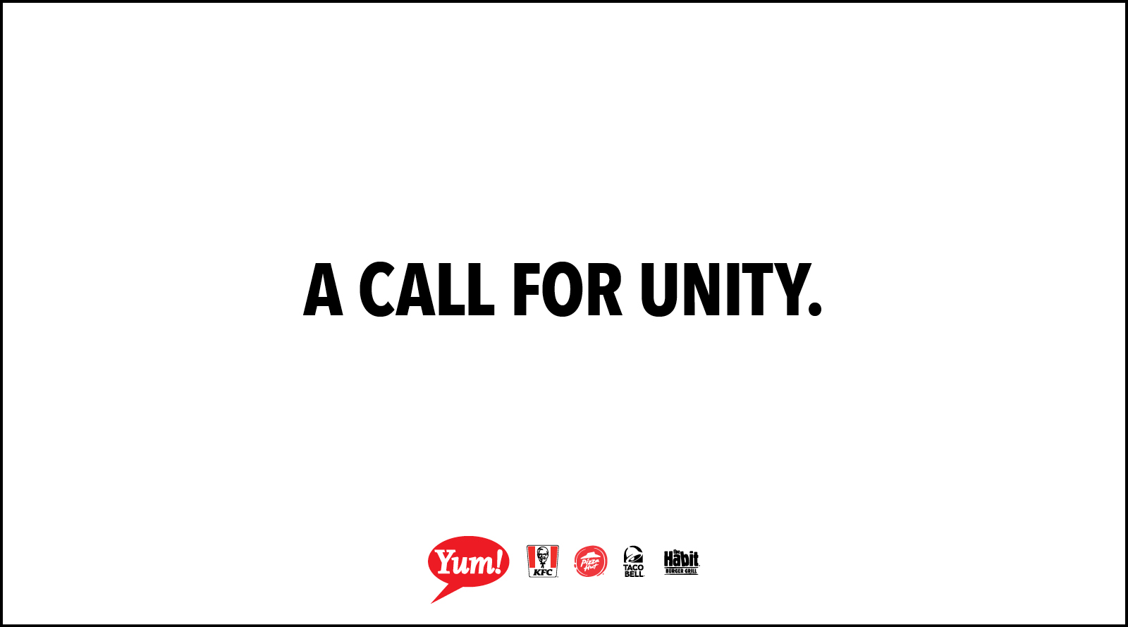 A call for unity