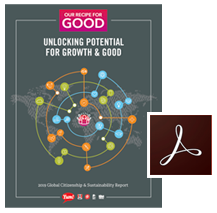 Download the 2020 Global Citizenship and Sustainability Report in PDF format Download the 2020 Global Citizenship and Sustainability Report in PDF format