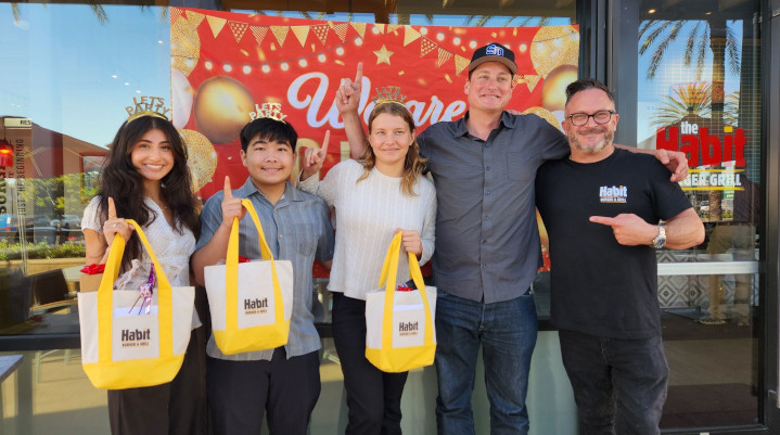 Habit Burger & Grill Chef with Prostart Team